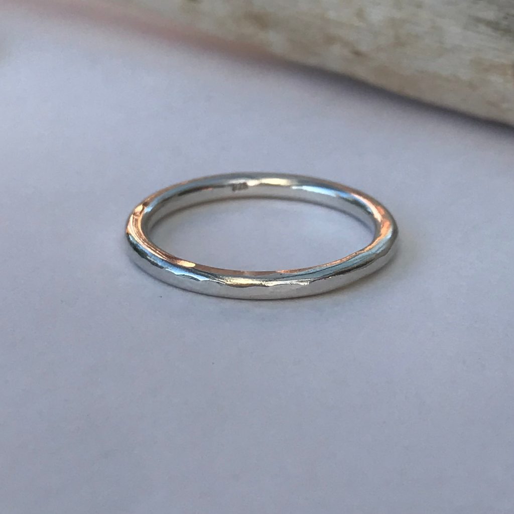 Sterling Silver 2mm Rounded Band