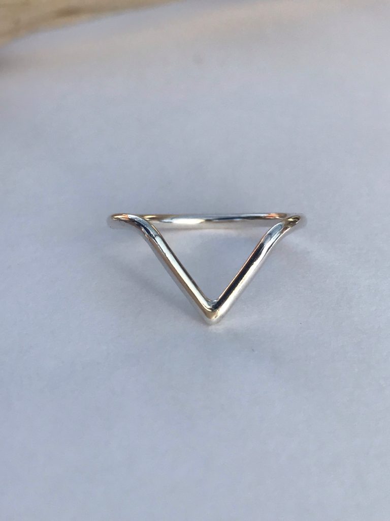 Wishbone Ring in Sterling Silver