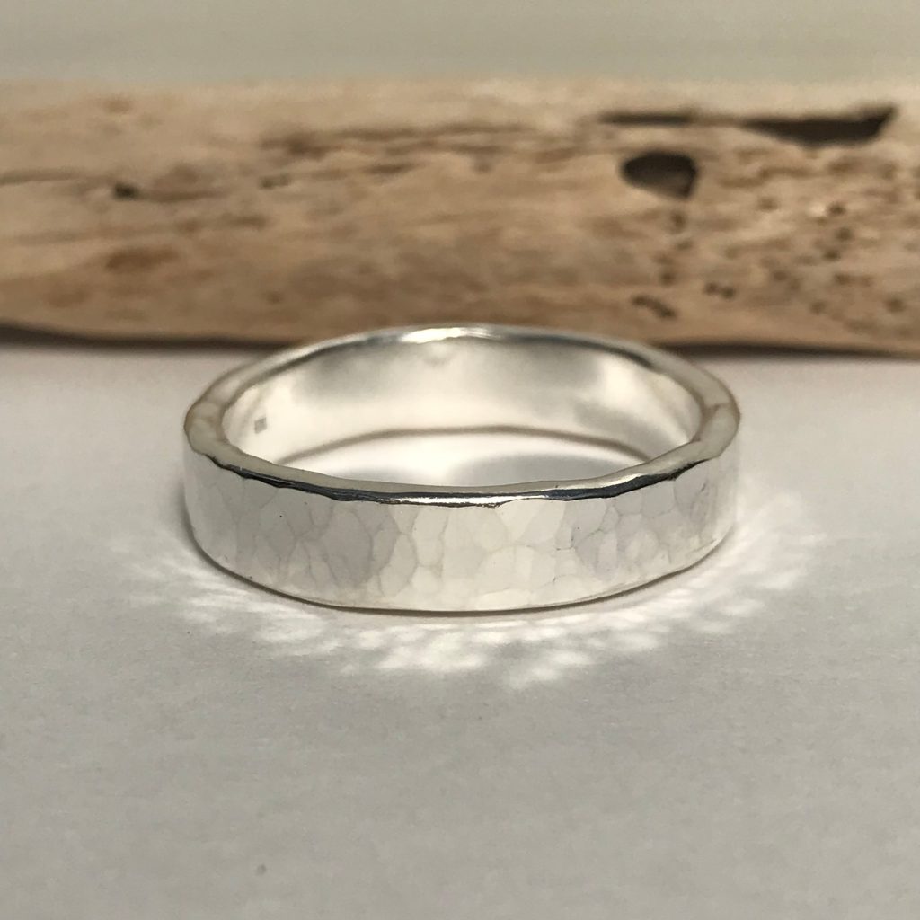 Men's Silver Wedding Ring