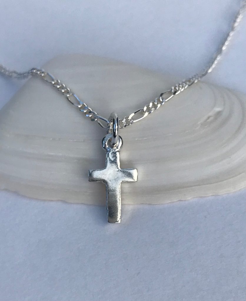 Sterling Silver necklace and cross