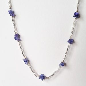 purple tanzanite necklace